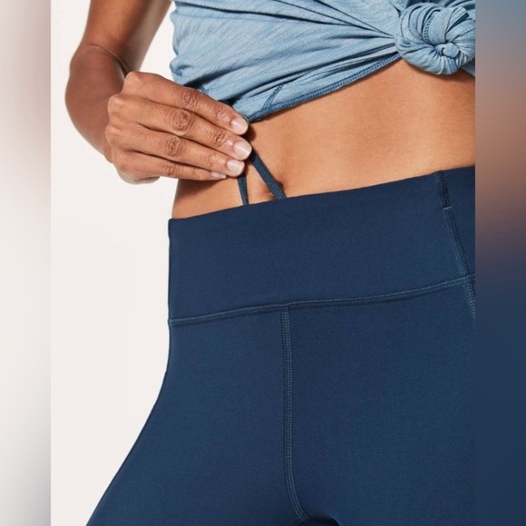 Lululemon Women’s Tight Stuff Tight II Jaded Blue Leggings Size 6 - Picture 4 of 10